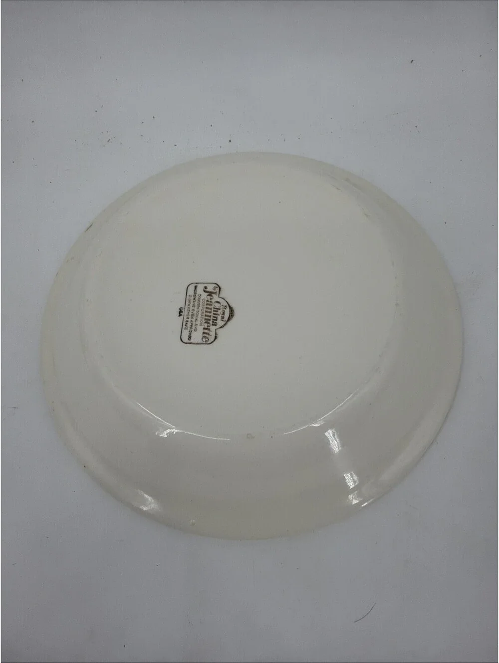 Vintage Royal China By Jeannette Deep Dish Pecan Pie Plate with Recipe 11